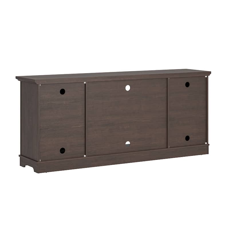 70" Farmhouse TV Stand Console for TVs up to 75 inch - Easy Assembly - 70" in Width