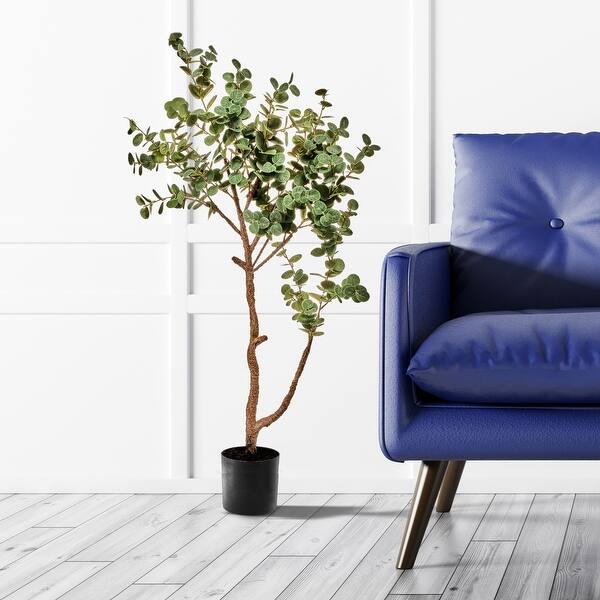 Potted Bendable Eucalyptus Plant 48" - Bed Bath & Beyond - 39942550
