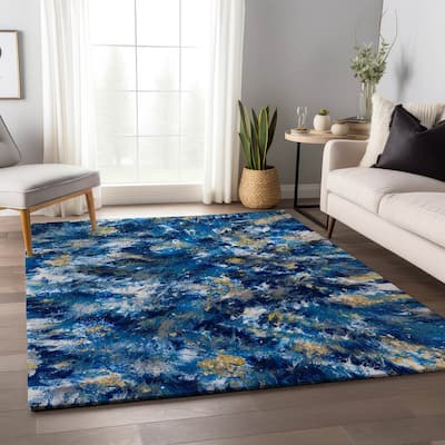 Premium Washable Super Soft Abstract Contemporary Mayfield Rug