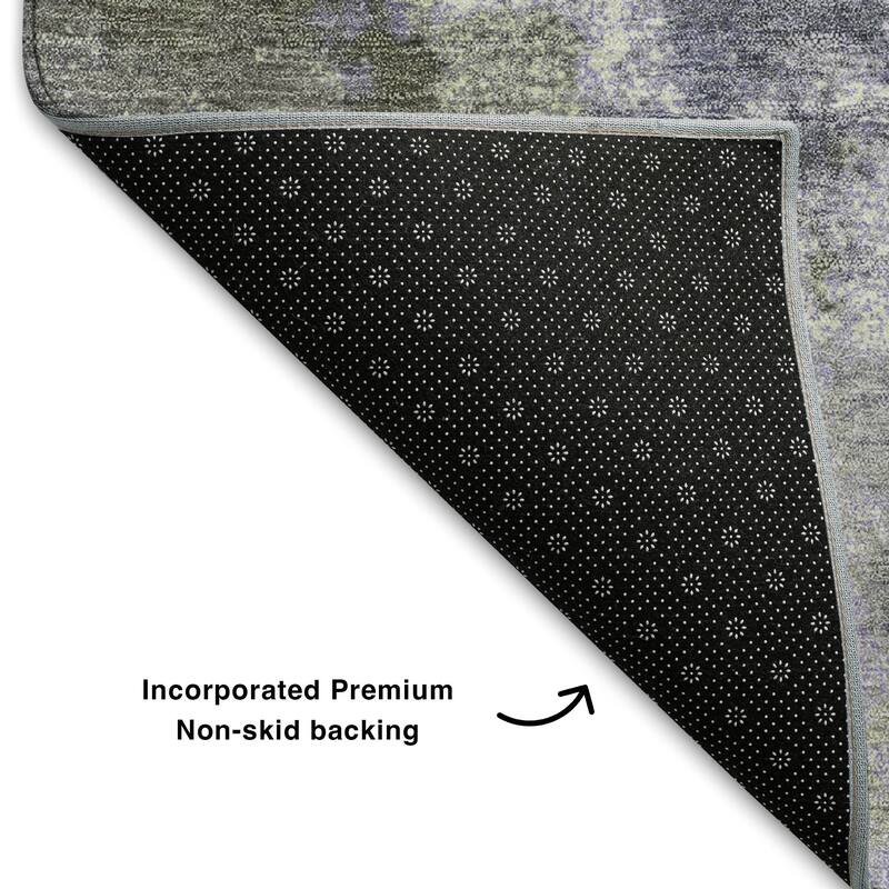 Premium Washable Super Soft Abstract Contemporary Mayfield Rug