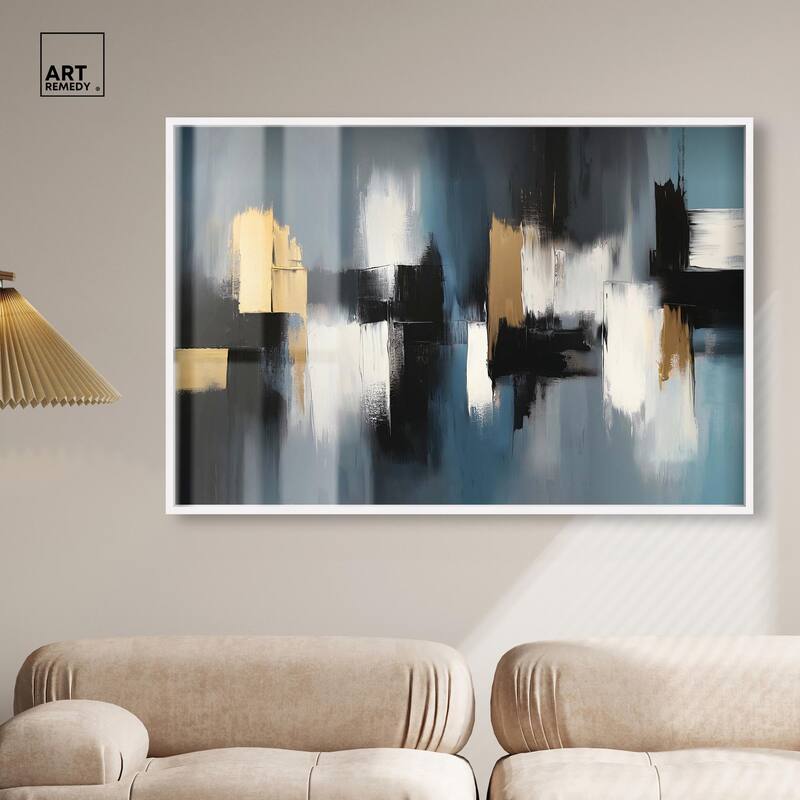 Within Blues Shadowbox by Art Remedy