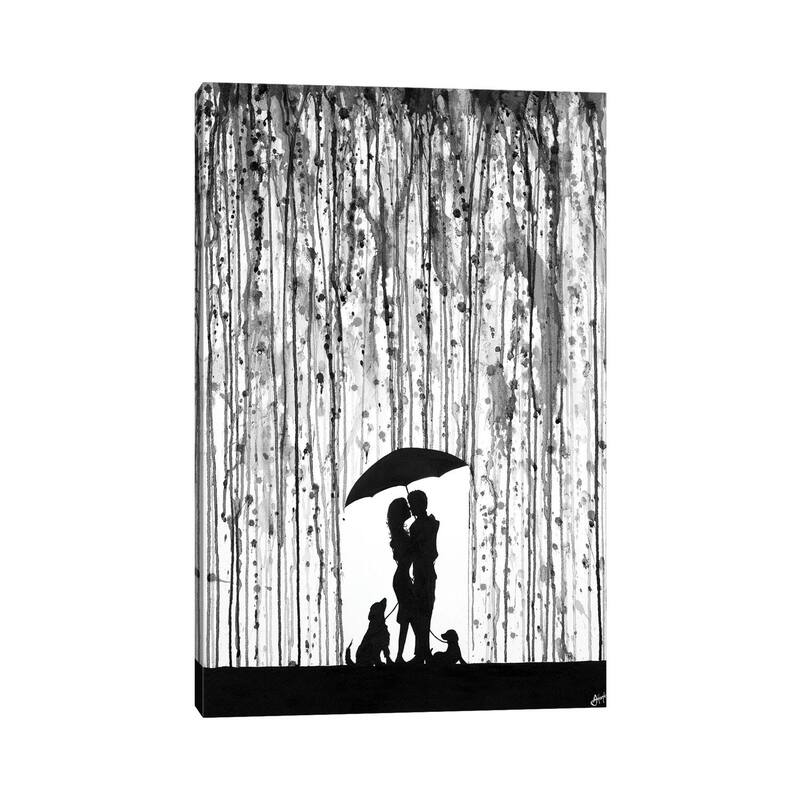 iCanvas "Entwined in Black & White" by Marc Allante Canvas Print