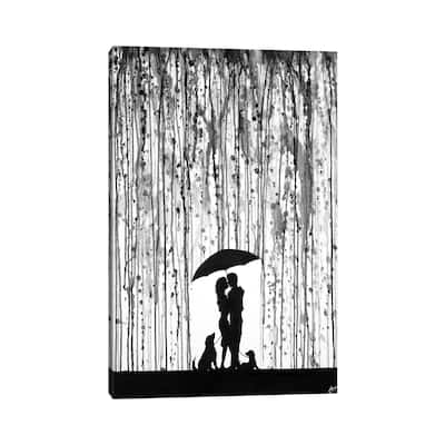 iCanvas "Entwined in Black & White" by Marc Allante Canvas Print