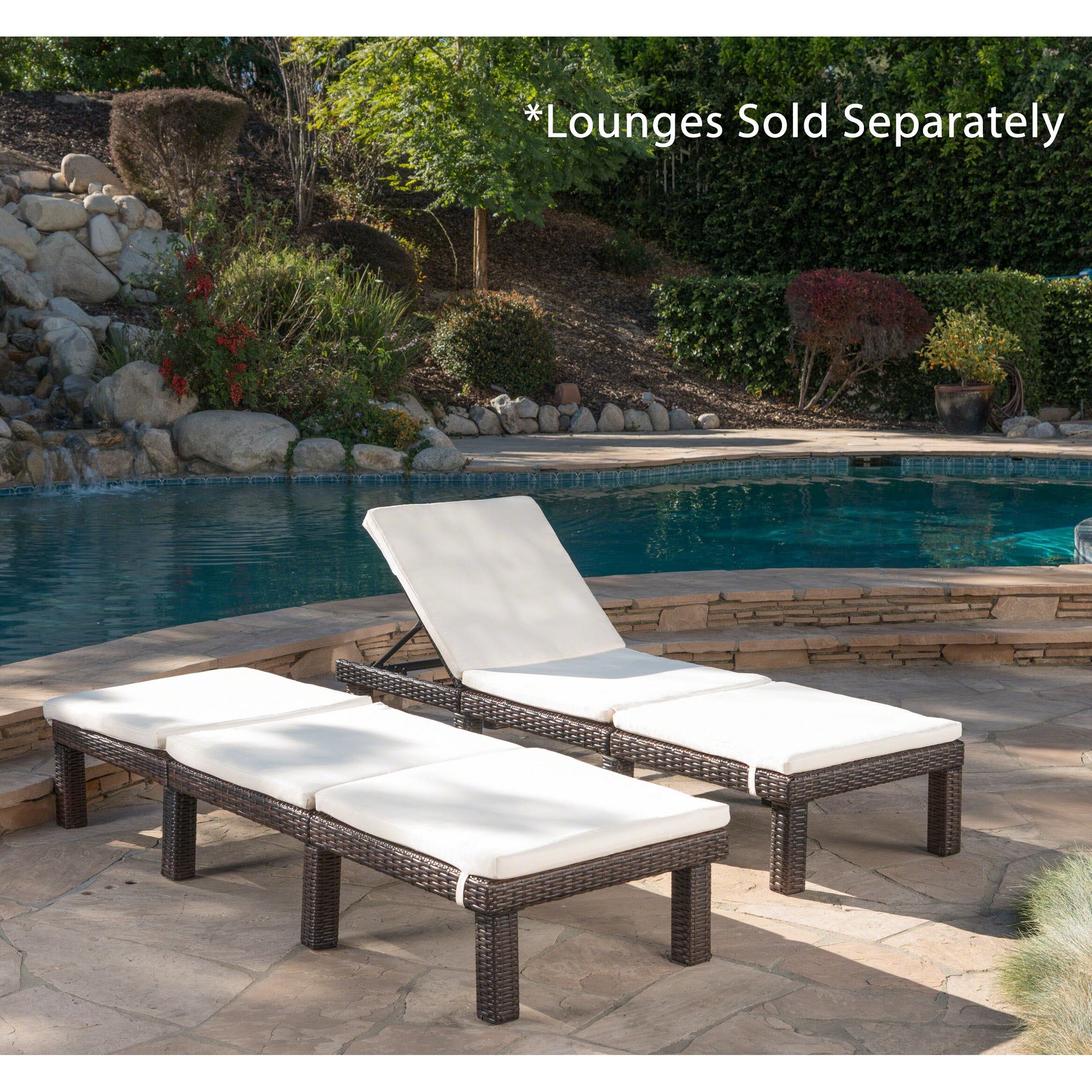Jamaica Chaise Lounge Cushion Set Of 2 By Christopher Knight Home Overstock 21347633