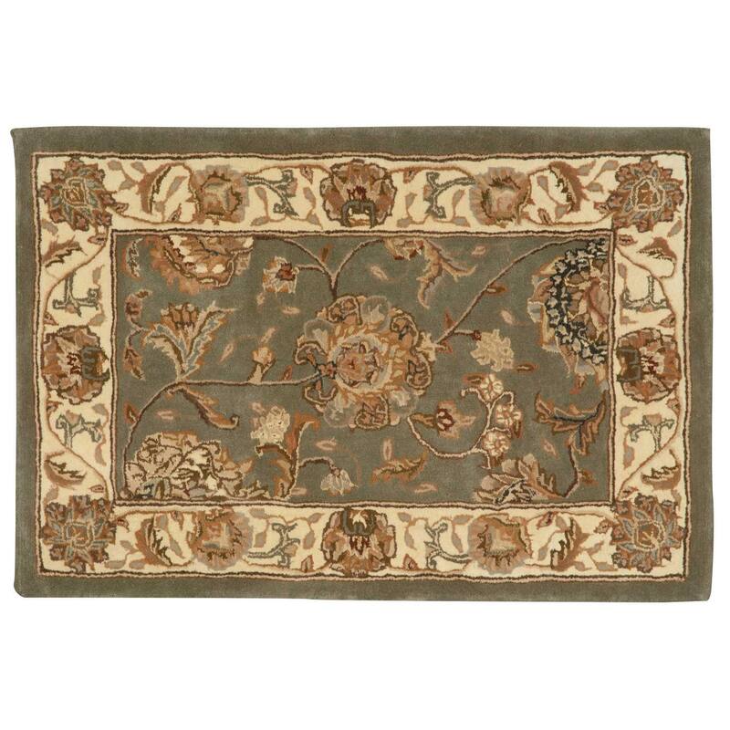Nourison Hand-tufted Oriental Bordered Wool Area Rug