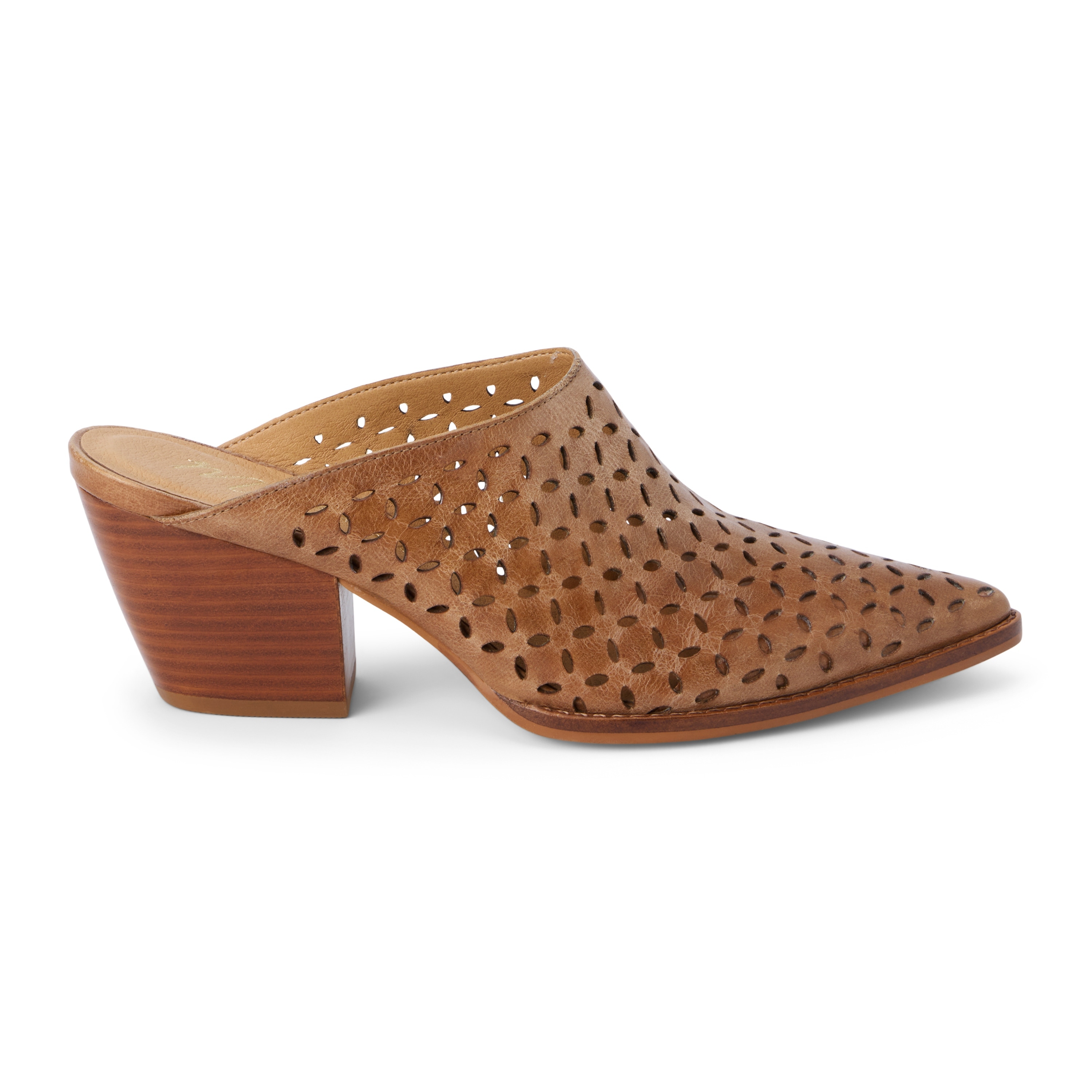 Matisse Sammie Perforated Leather Mule - Overstock - 43272293