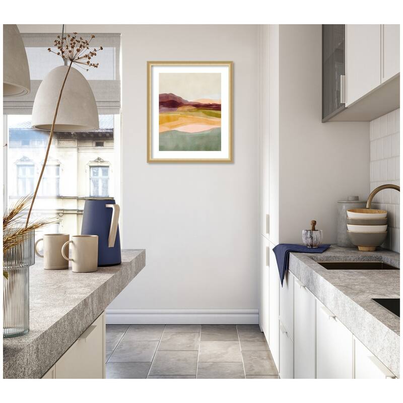 Kate and Laurel Framed Art Sunset Beauty by Nikita Jariwala