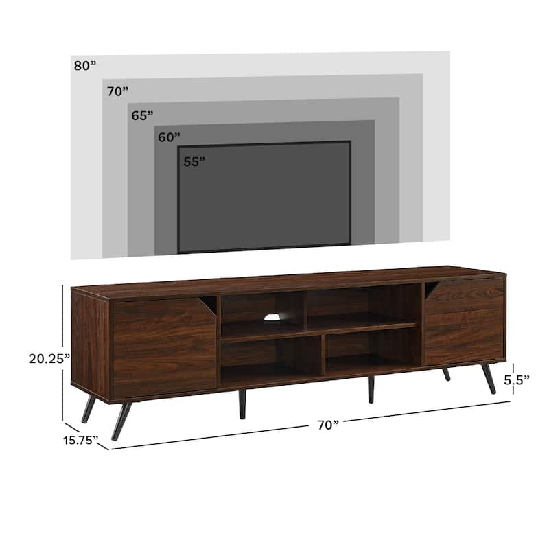 Middlebrook Designs Mid-Century Modern 70-inch TV Stand