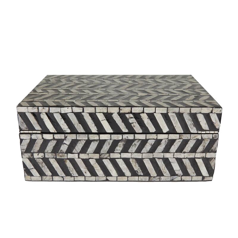 Shell Contemporary Box (Set of 2) - S/2 12", 8"W