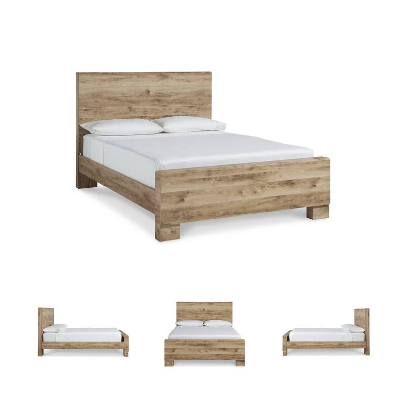 Signature Design by Ashley Hyanna Tan Brown Panel Bed