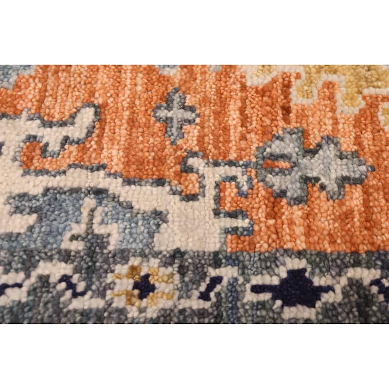 ECARPETGALLERY Hand-knotted Jules Serapi Burnt Orange Wool Rug - 5'11 x 8'10