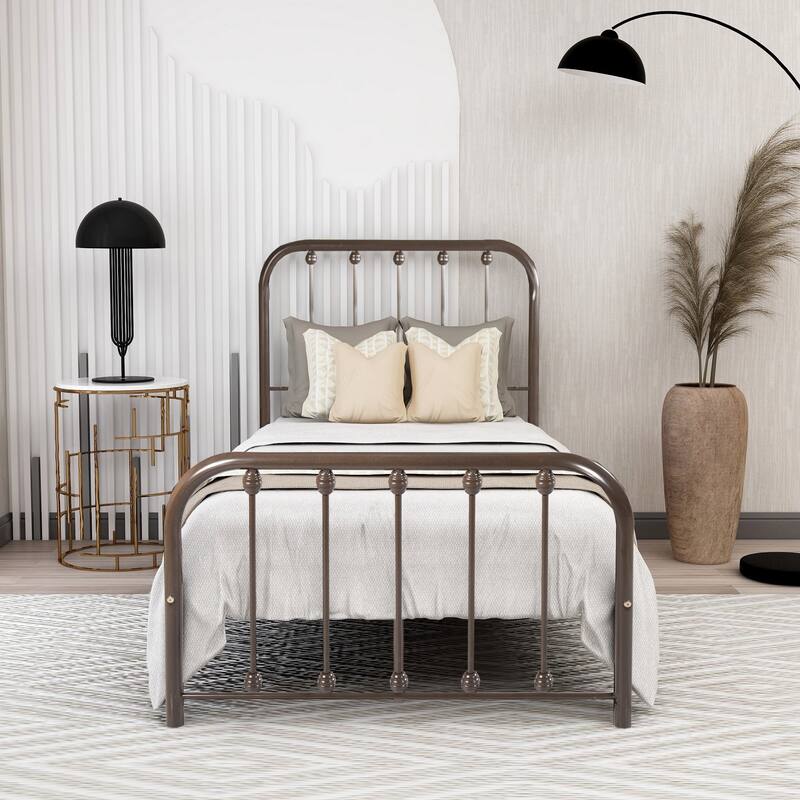 Alazyhome Sturdy Metal Platform Bed Frame