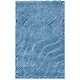 preview thumbnail 27 of 86, SAFAVIEH Florida Shag Hervor Soft Serene Waves 1.2-inch Thick Rug 3'3" x 5'3" - Light Blue/Blue - Rectangle