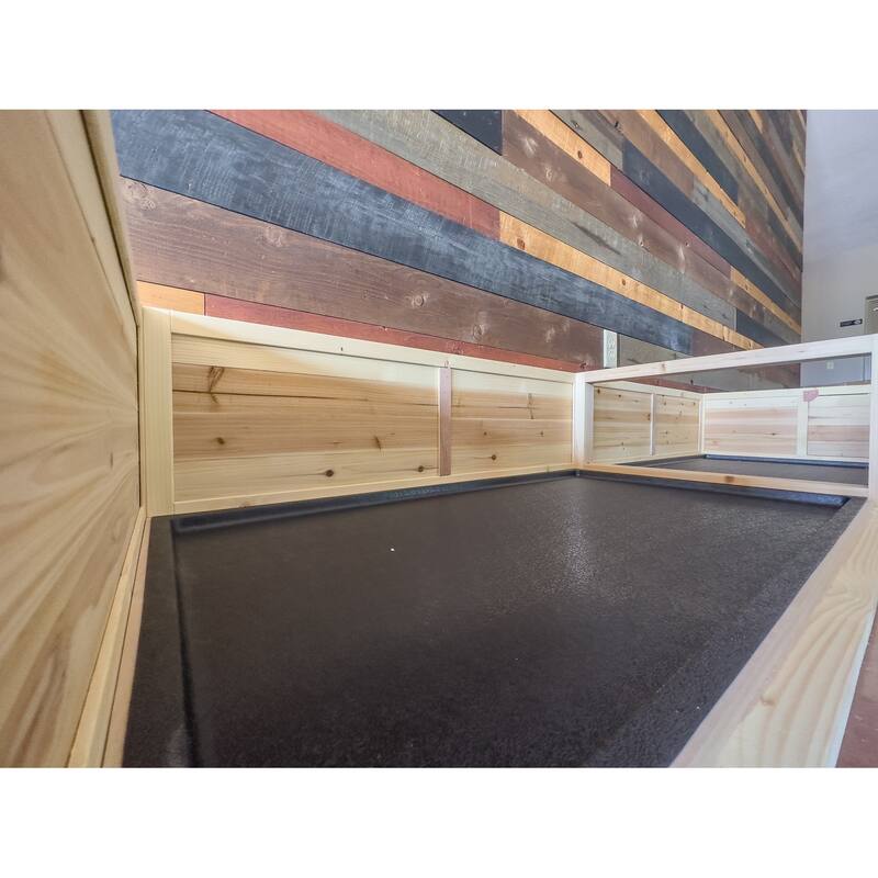 Zylina Extra Large Healthy Habitat for Guinea Pigs - Natural Wood - 79x24x12