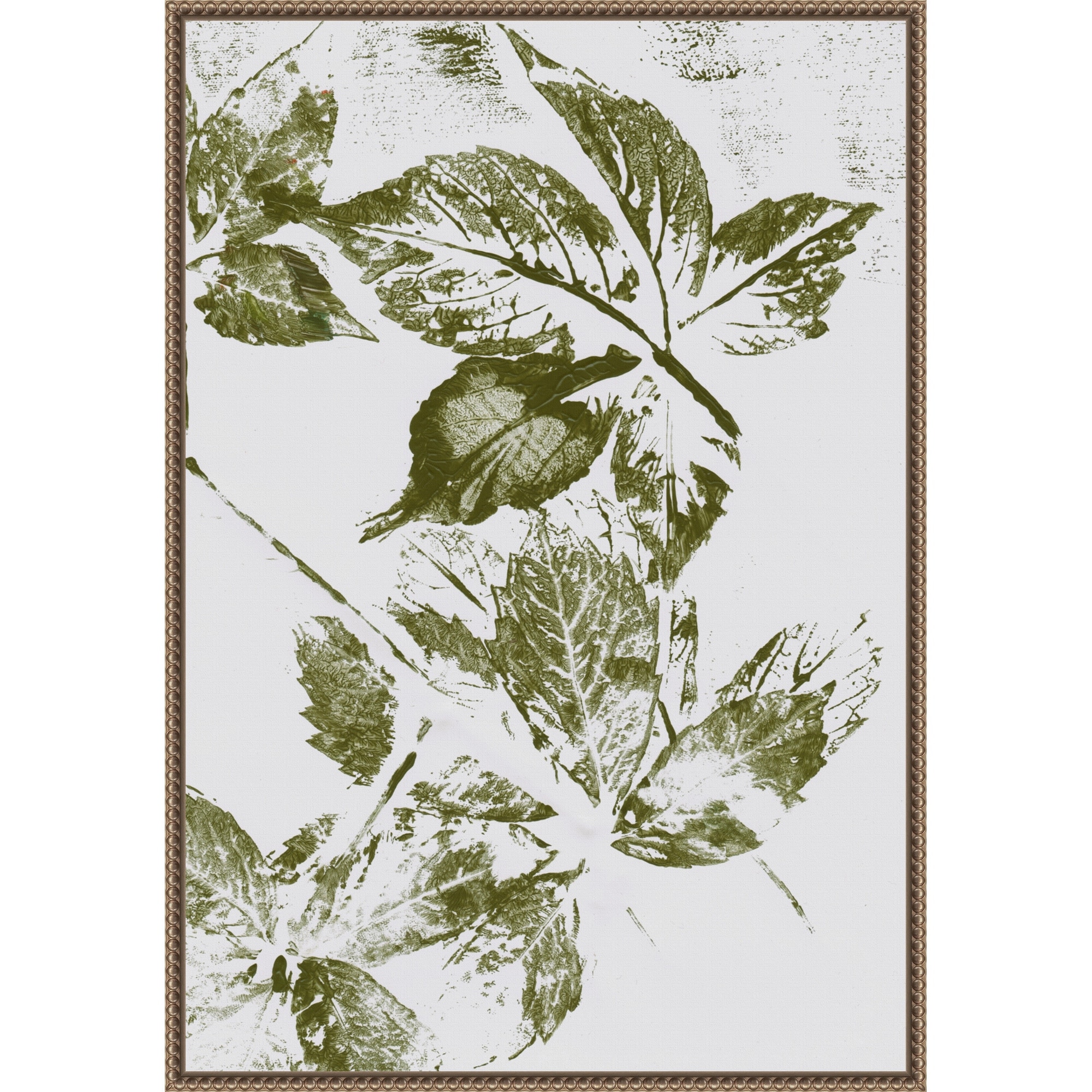Leaves No. 1 by Maira Ribena (23 x 33 in.), Framed Canvas Wall Art Print