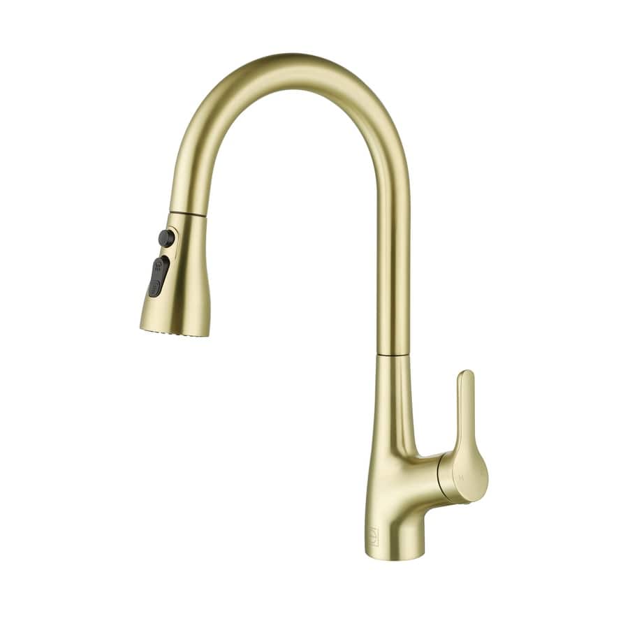 Indigo Home Single Handle Pull Down Sprayer Kitchen Faucet