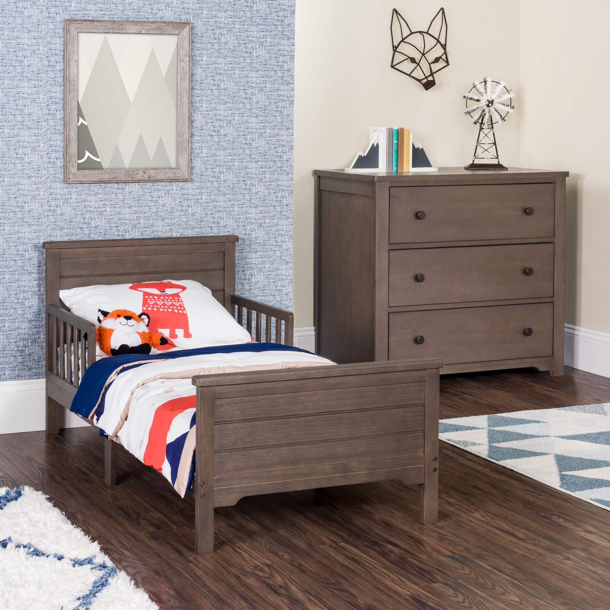 Woodland Toddler Bed with Rails by Forever Eclectic - Overstock - 30615217
