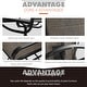 preview thumbnail 7 of 10, 5-piece Gas Fire Pit Table Set, 50000 BTU Auto-Ignition Propane Gas Fire Pit Table with 4 Patio Swivel Chairs