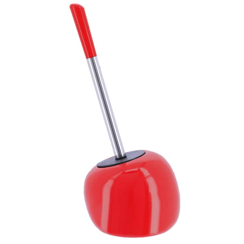PISE Freestanding Toilet Brush and Holder Set - 15"H x 6"L x 6" W