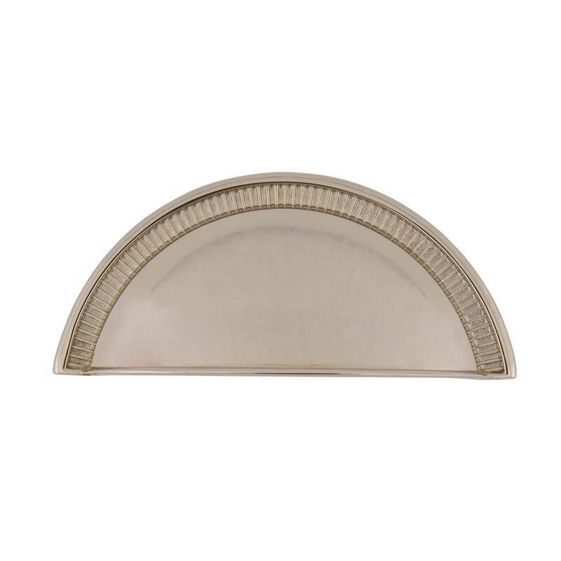 Grandeur SOLE-BRASS-CUP-3 Soleil 3" Center to Center Traditional Cup - Polished Nickel