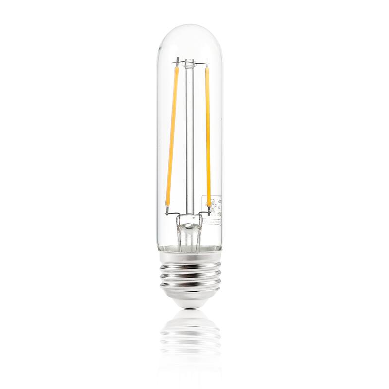Light Society Set of 6 Sovana T10 / 4.9" Clear LED Filament Light Bulbs