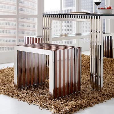 Nove Walnut Small Bench
