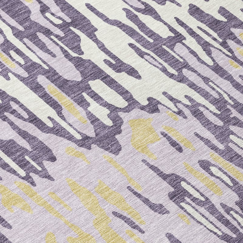 HomeRoots Striped Transitional Rectangle Outdoor Rug
