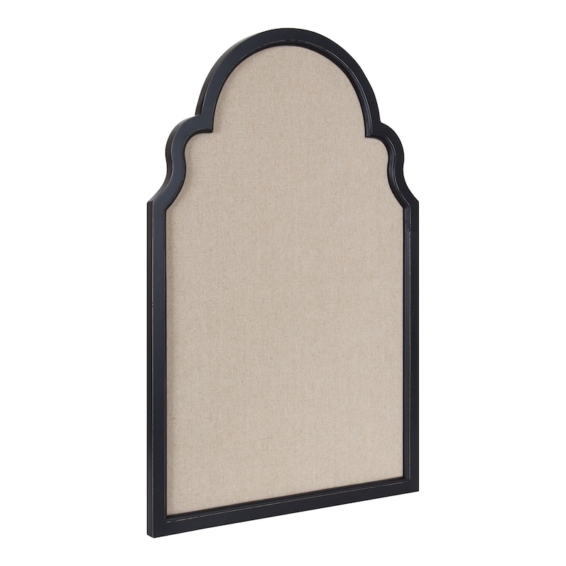 Kate and Laurel Hogan Arch Framed Pinboard - 24x36 - Black