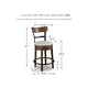 preview thumbnail 41 of 42, Valebeck Swivel Barstool