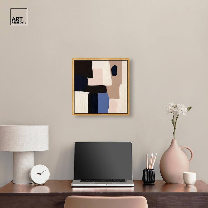 Blue Quietude II Canvas by Art Remedy