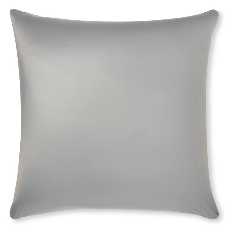 Throw Pillow Cozy Soft Microbead Light Grey: 1 Pc - | 20 x 20 |