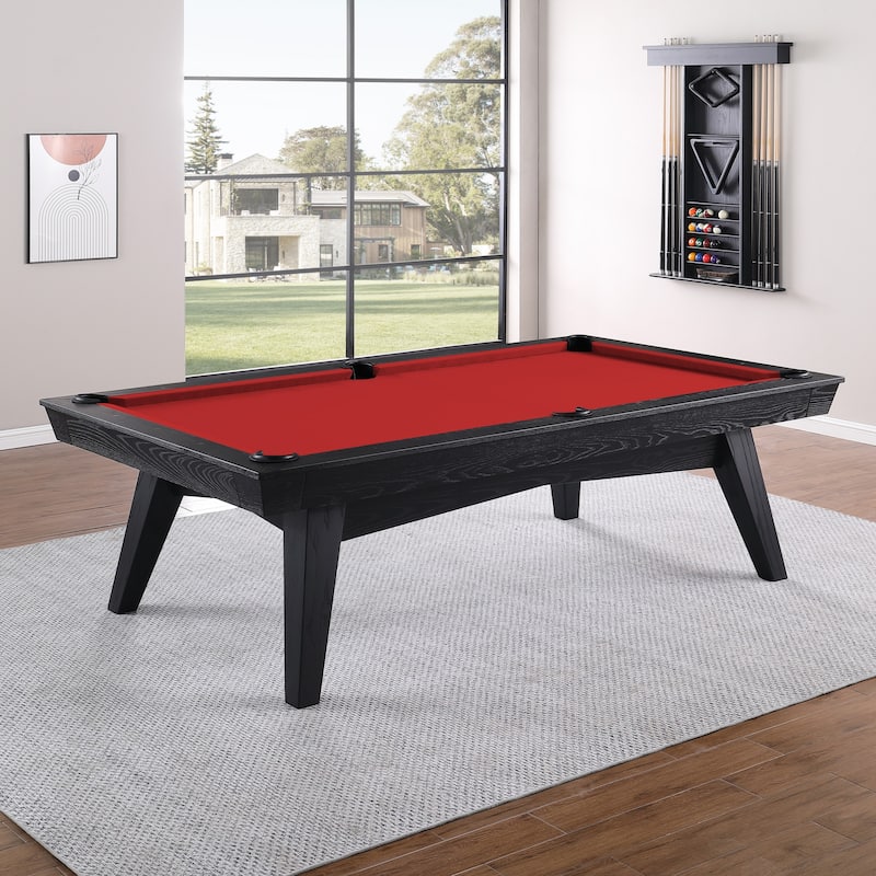 Modulite Slate Pool Table 7ft W/ Dining Top - Red