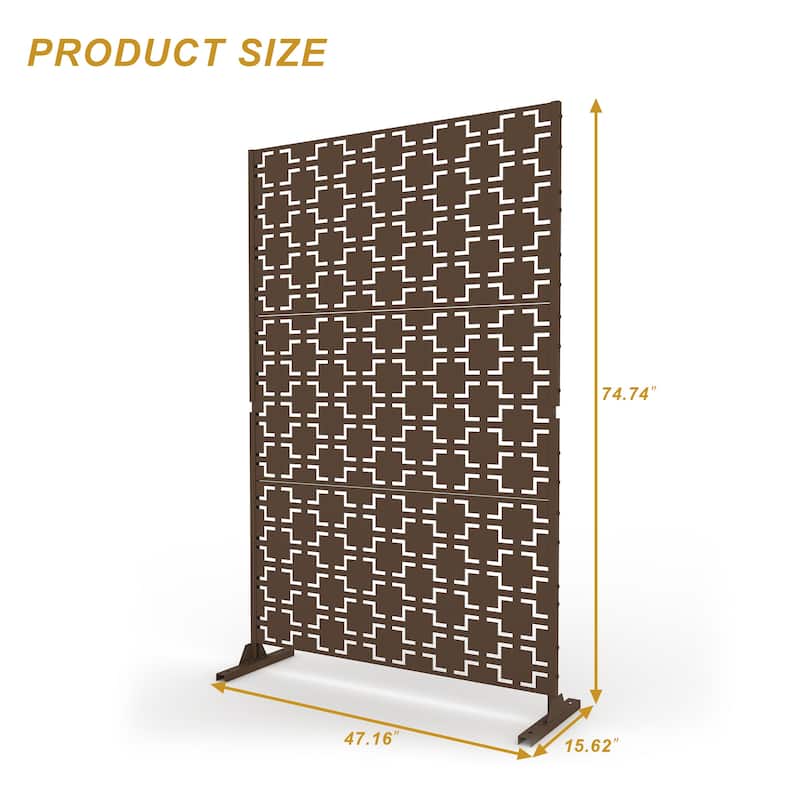 Free Standing Decorative Outdoor Privacy Screen