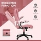 preview thumbnail 6 of 7, HOMCOM High Back Vibration Massage Office Chair with 6 Vibration Points, Heated Reclining PU Leather Computer Chair