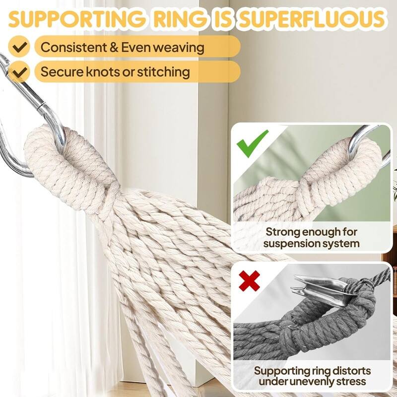 Portable Camping Hammocks for Hanging Sturdy Garden - 106"L x 59"W