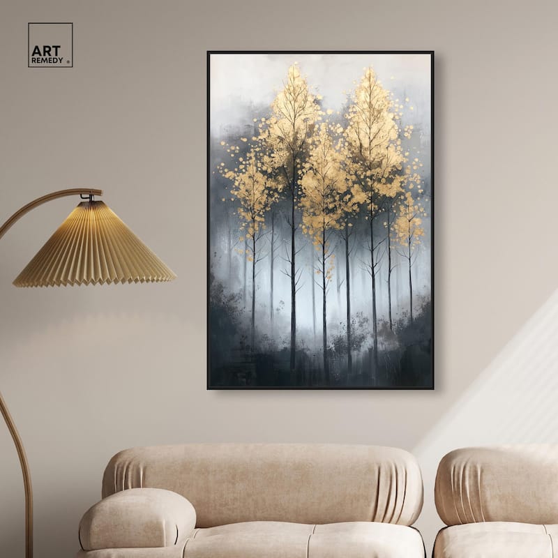 Gilded Grove Canvas by Art Remedy