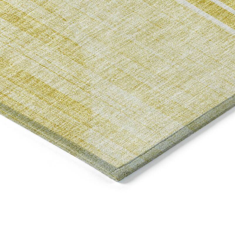 Machine Washable Indoor/ Outdoor Chantille Contemporary Geo Rug