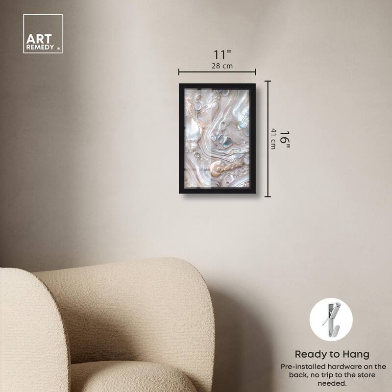 Fluid Preciousness II Shadowbox by Art Remedy