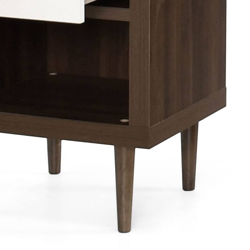 Modern 1-Drawer Nightstand by Christopher Knight Home
