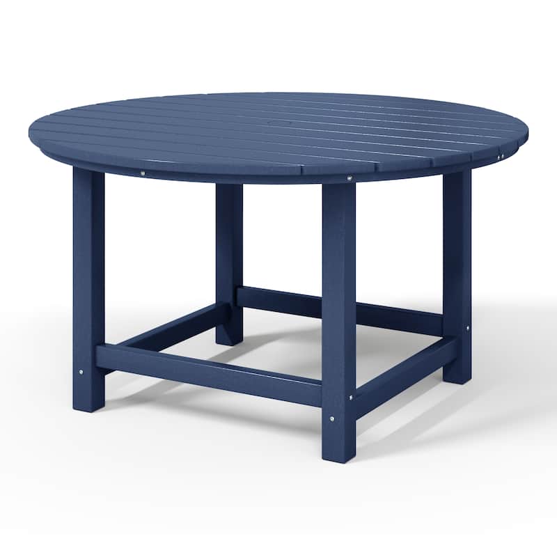 Polytrends Laguna Kids Outdoor 38" Round Poly Dining Table for Children
