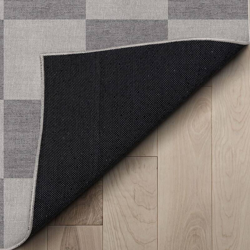 Well Woven Apollo Square Modern Geometric Flat-Weave Area Rug