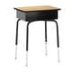 preview thumbnail 17 of 52, Student Desk with Open Front Metal Book Box & Flex Comfort Chair - 24"W x 18"D x 22.25" - 31.25"H
