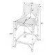 preview thumbnail 24 of 29, Creanly 25.25"H Seat Rattan Counter Stool with Back