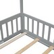 preview thumbnail 12 of 11, Twin Size House Bed Platform Bed,Multiple Uses