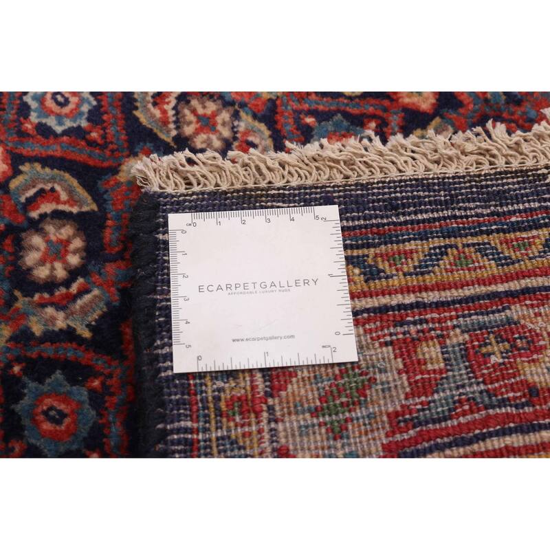 ECARPETGALLERY Hand-knotted Andelz Navy Wool Rug - 5'4 x 10'0