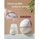 preview thumbnail 13 of 13, M6 Mobile Style Hands-free Slim Breast Pump - Maroon - Double