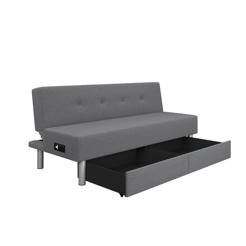 Serta Wilton Dream Convertible Sleeper Sofa with by iLounge