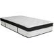 Hybrid 12-inch Memory Foam and Pocket Spring Mattress in a Box - White
