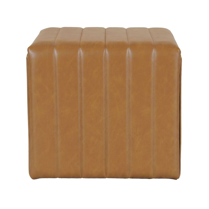 HomePop Modern Channel Ottoman