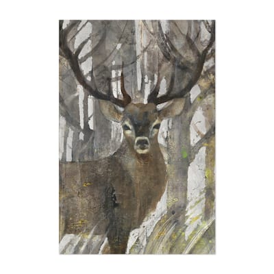 The Guardian Illustrations Animals Deer Forest Stag Art Print/Poster ...